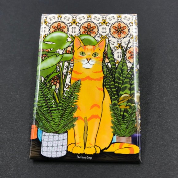 Orange Cat Kitchen Magnet Gift Set and Home Decor - Picture 5 of 7